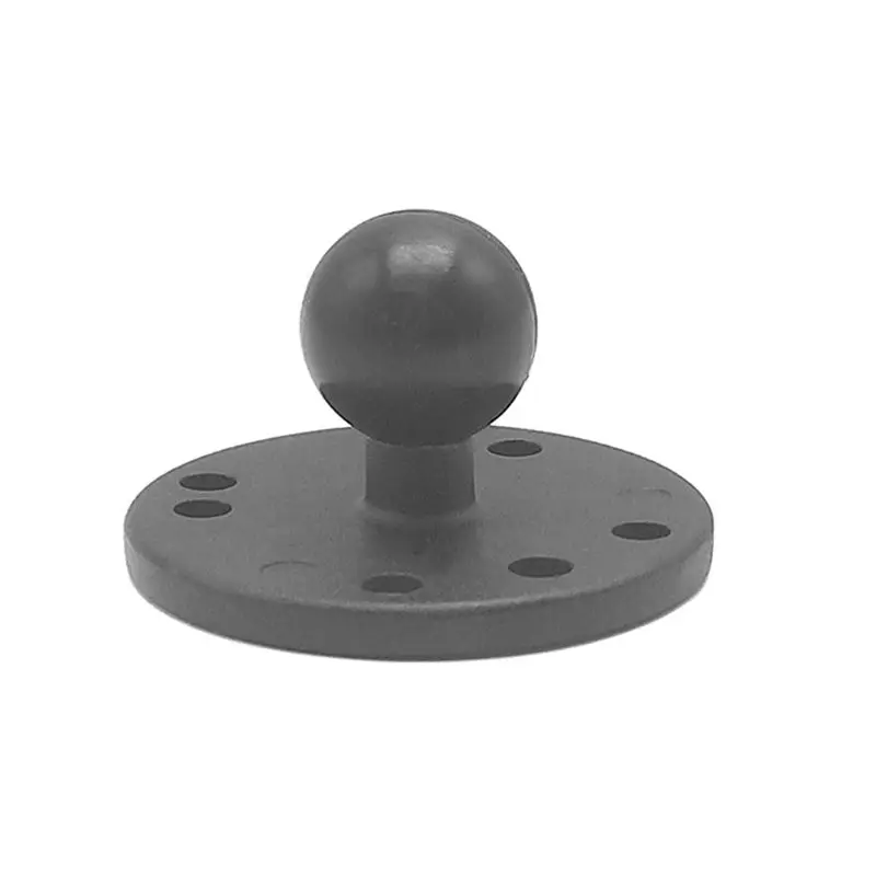 

Aluminum Motorcycle Round Mounting Base Bracket to Rubber Ball Head Mount for Ram Mounts for Gorpo Action Camera for Garmin Smar