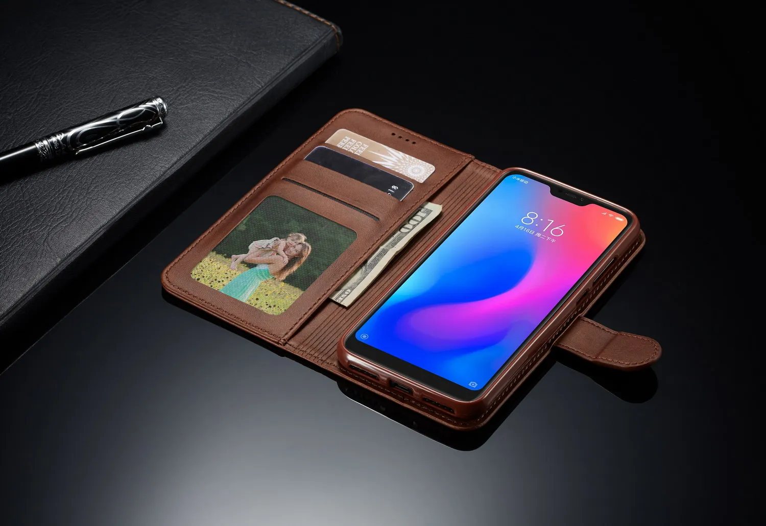 Роскошный кожаный чехол для Xiaomi redmi 6 Pro redmi 6, флип-чехол, держатель для карт, чехол для Xiaomi redmi 6 Pro, чехол