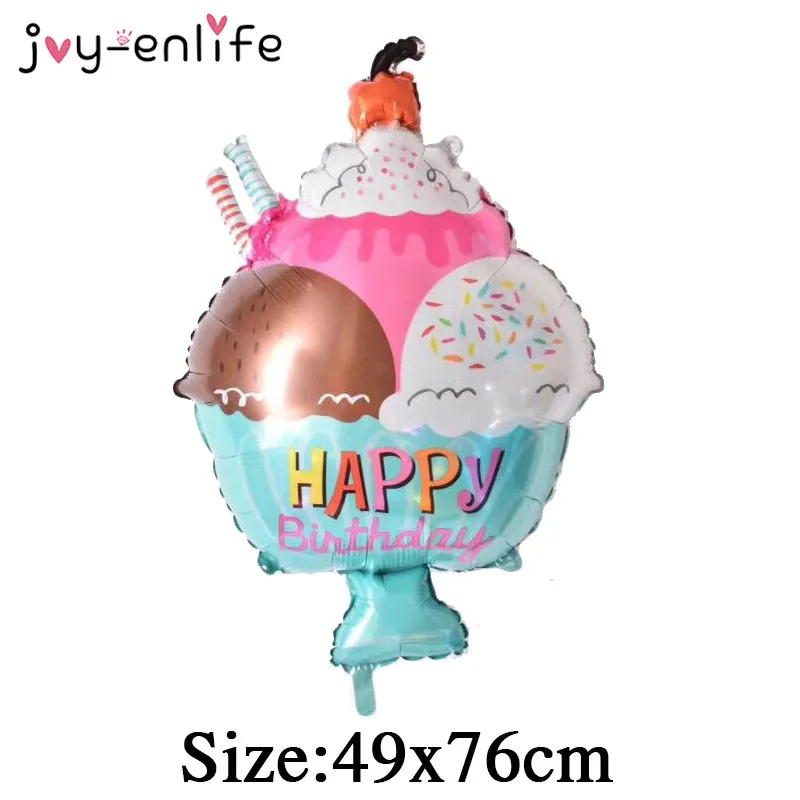 Joy-enlife 1 шт. крем гамбургер пончик хот-дог фольга Воздушные шары Дети день рождения партии свадебной вечеринки декор
