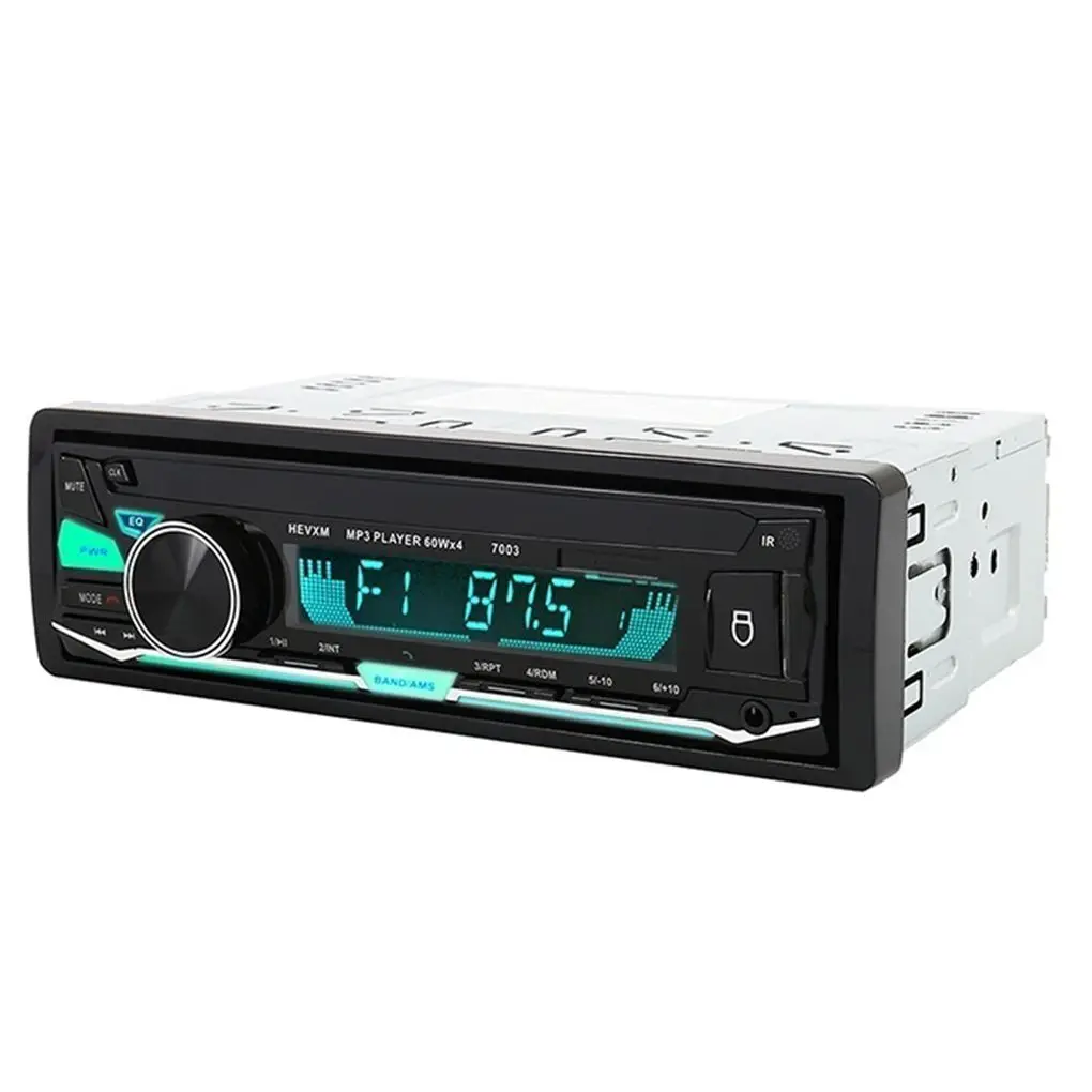

12V Car Audio MP3 Bluetooth Player Music Play Host FM Raido Detachable Frame Car Accessories