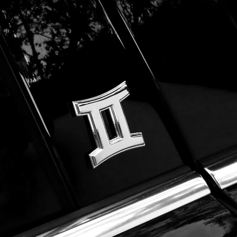 Noizzy рака логотип автомобиля мотоцикла Auto эмблема Стикеры знак зодиака, Созвездие символ черный хром золото тюнинг автомобильный Стайлинг