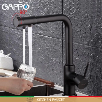 GAPPO kitchen faucet with filtered water faucet tap kitchen sink faucet filtered faucet kitchen black crane mixer taps torneira 1