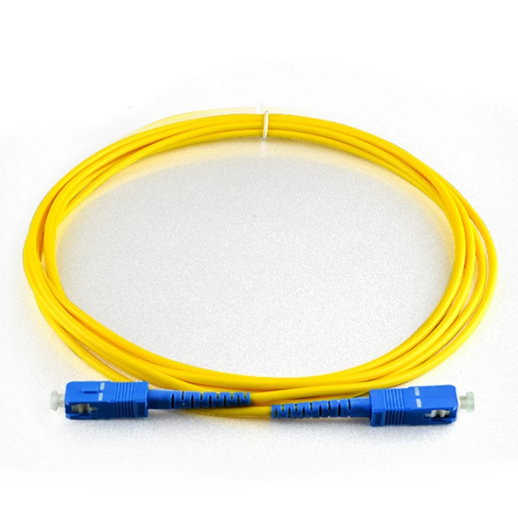 

SC / UPC Simplex mode fiber optic patch cord SC UPC 3M 3.0mm or 2.0mm FTTH fiber optic jumper cable