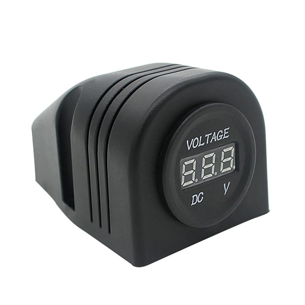 

Portable 12-24V Car Motorcycle Blue LED Digital Display DC Voltmeter Voltage Meter