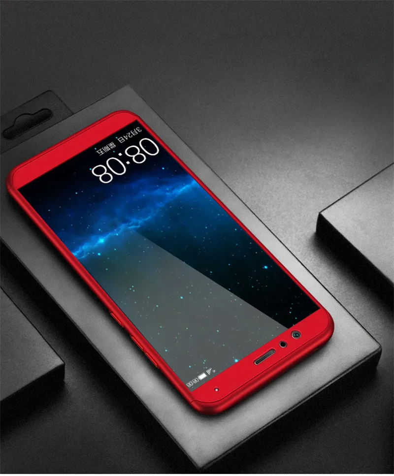 luxury 360 hard plastic full cover for huawei honor 6x 7x   05