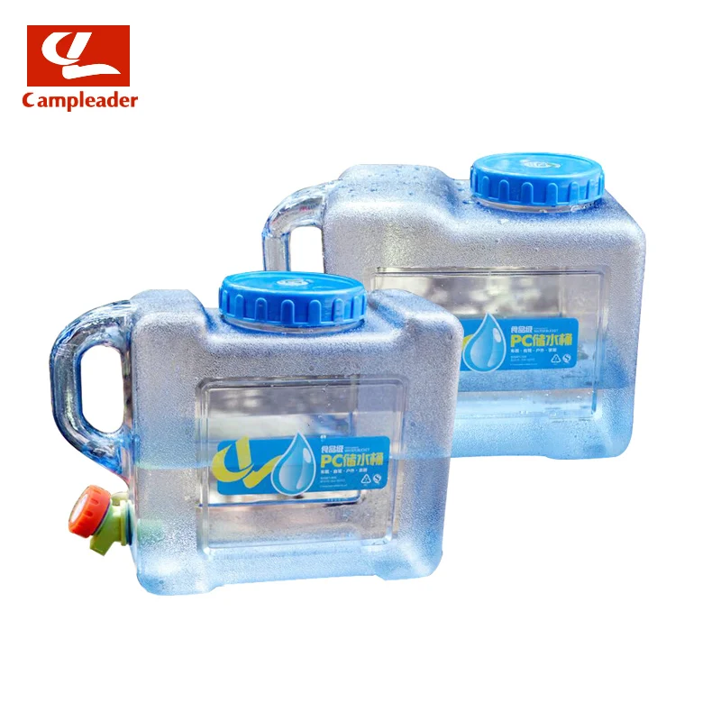 

PC Water Bucket Hiking Picnic Handy Collapsible Water Bottle Square Round Container Camping 5L 8L CL129