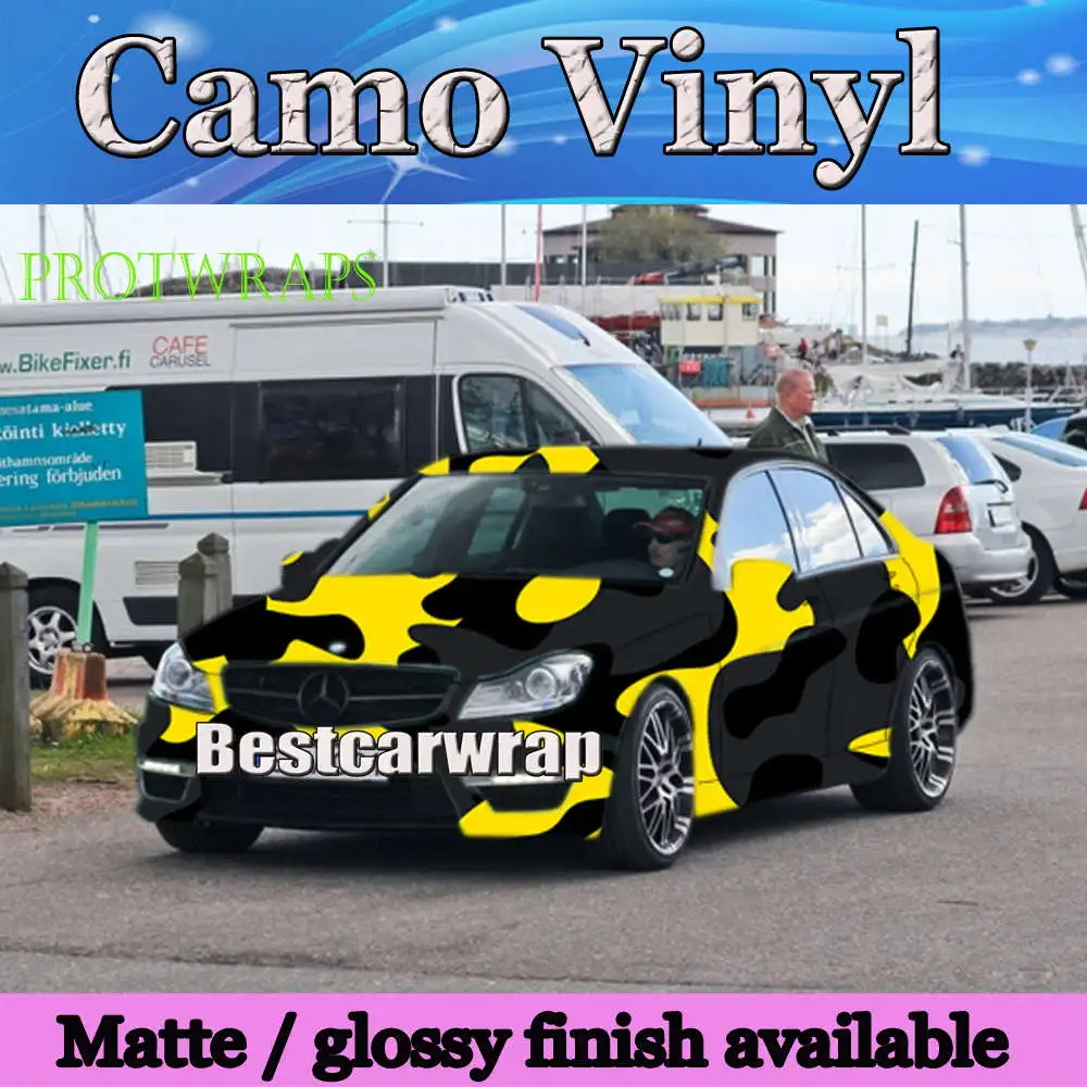 LARGE BLUE COPPER Camouflage Vinyl Vehicle Car Wrap Camo Film Sheet Roll