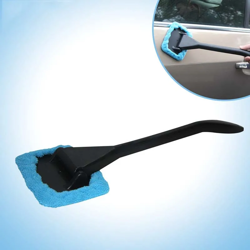 Long Microfiber Cloth Handle With Car Wash Brushes Glass Window Cleaner