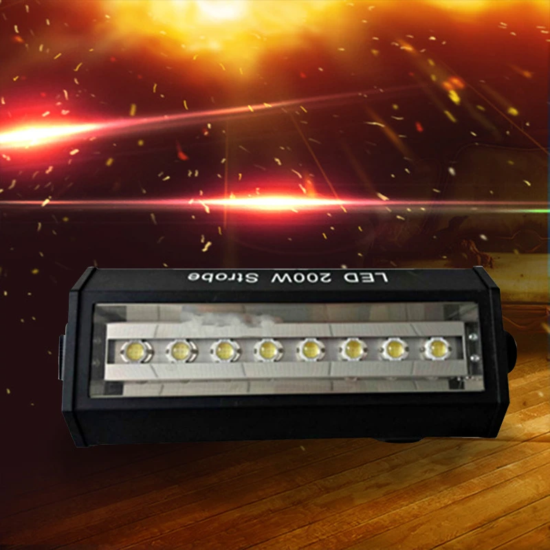 

New arrival Led 200W Strobe Light For Party Disco DJ Bar Light Show stroboscope Strong Flash Light