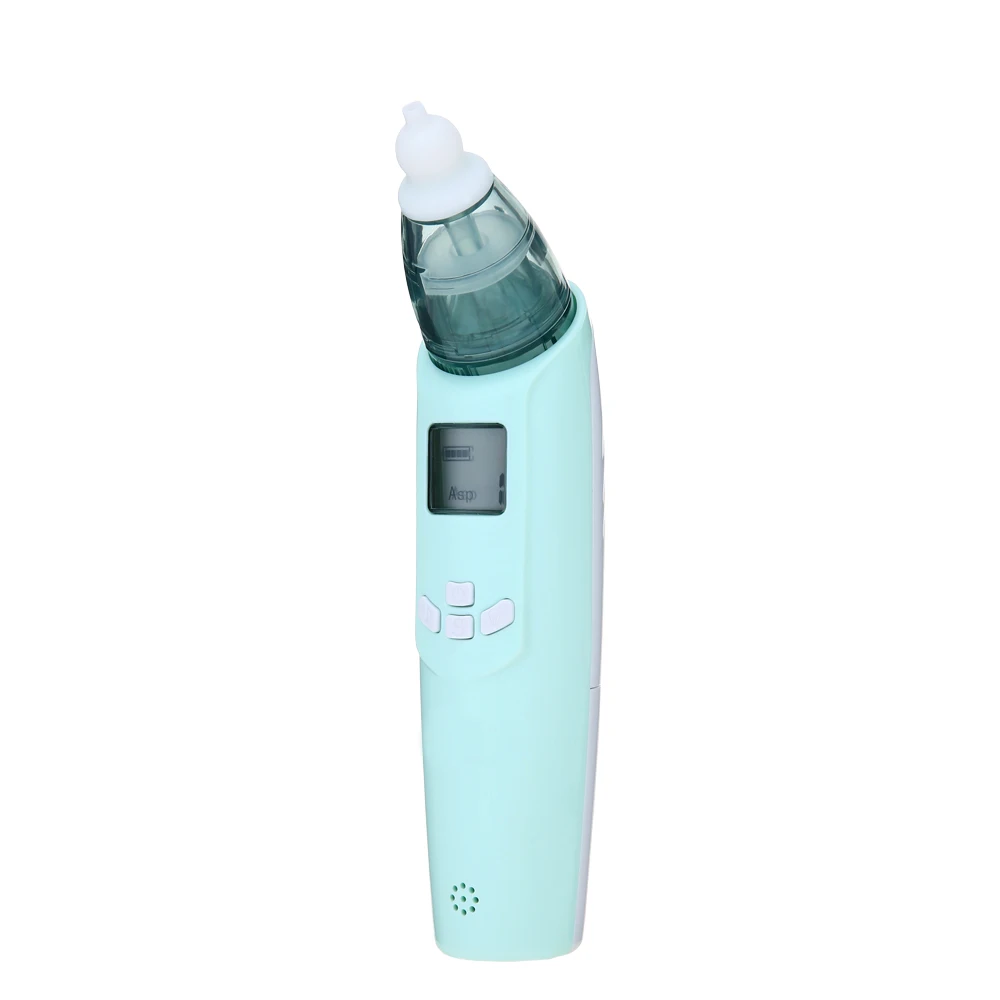 Высокое качество, Детский носовой аспиратор с 2 силиконовыми наконечниками, безопасный гигиенический очиститель для носа, всасывающий аспиратор для новорожденных, малышей - Цвет: Синий