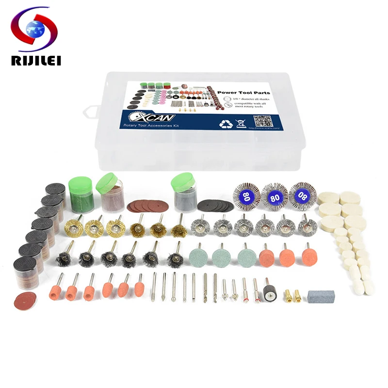 

RIJILEI 351PCS Bit Set Suit MINI DRILL ROTARY TOOL Fit DREMEL Grinding,Carving,Polishing tool sets,grinder head,Sanding Discs