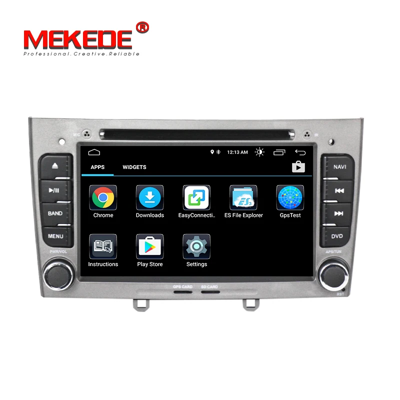 Discount Free shipping HD 1024x600 Android 8.1  7inch  Car DVD multimedia For Peugeot 308 408 with WIFI Radio GPS Navigation 8G MAP 3
