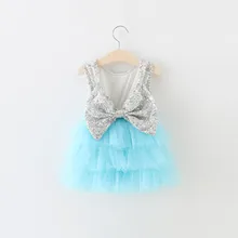 EMS DHL Free Shipping Little Girl's Holiday Lace Casual kids dress Princess Gold Violet Dress Sequin Tiers Tutu Dress 90-130