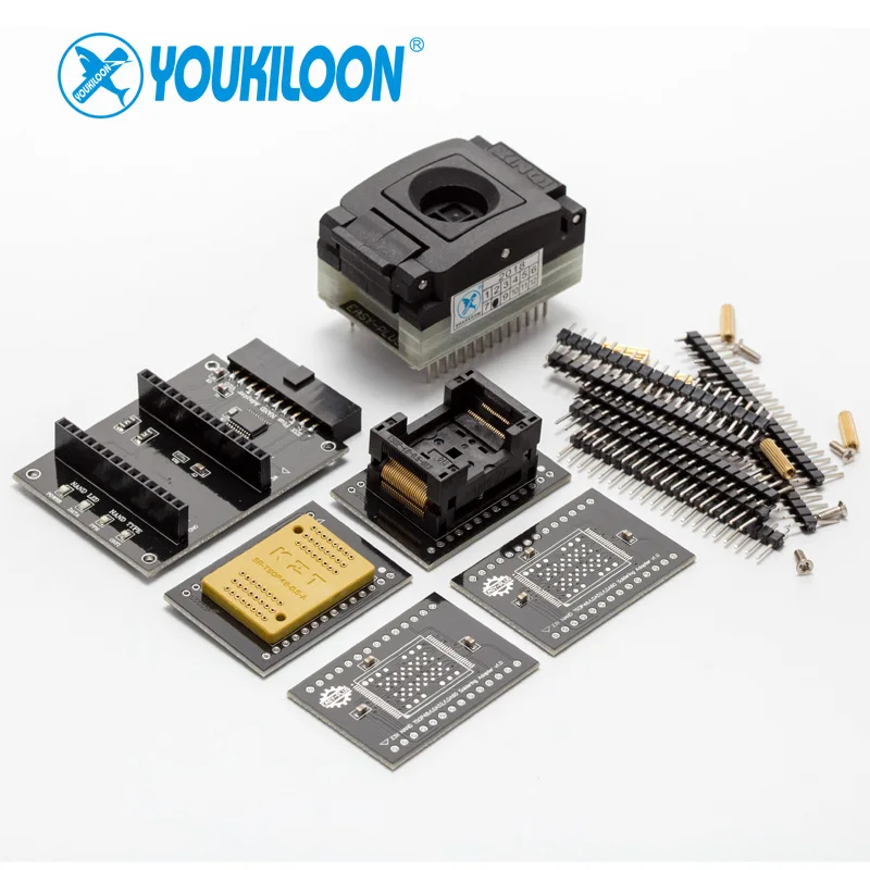 YOUKILOON Easy-JTAG Plus коробка полный комплект eMMC розетка NAND розетка