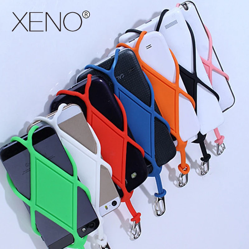 

Phone Lanyard Case For iPhone 6 6s 7 8 plus Case iPhone X XS MAX 5S SE For case lanyard key lanyard for phone neck Silicone