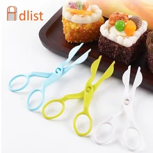 1 шт. нежный цветок ножницы для торта пластиковое украшение атлет помадка украшение из мастики крем передачи ногтей выпечки Кондитерские инструменты