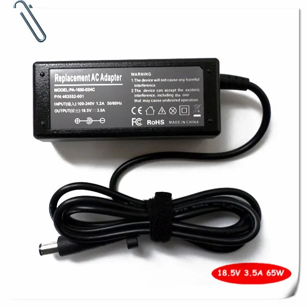 Зарядное устройство для ноутбука hp Compaq 2210b 2230s 2510p 2530p 2540p 2560p 2710p 2730p 2740p 65 Вт|laptop