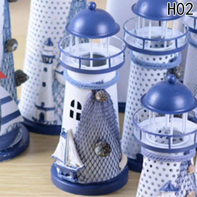 Fashion-Mediterranean-style-fashion-metal-crafts-home-decor-Marine-beacon-flash-iron-Lighthouse-New-flash-marine (5)