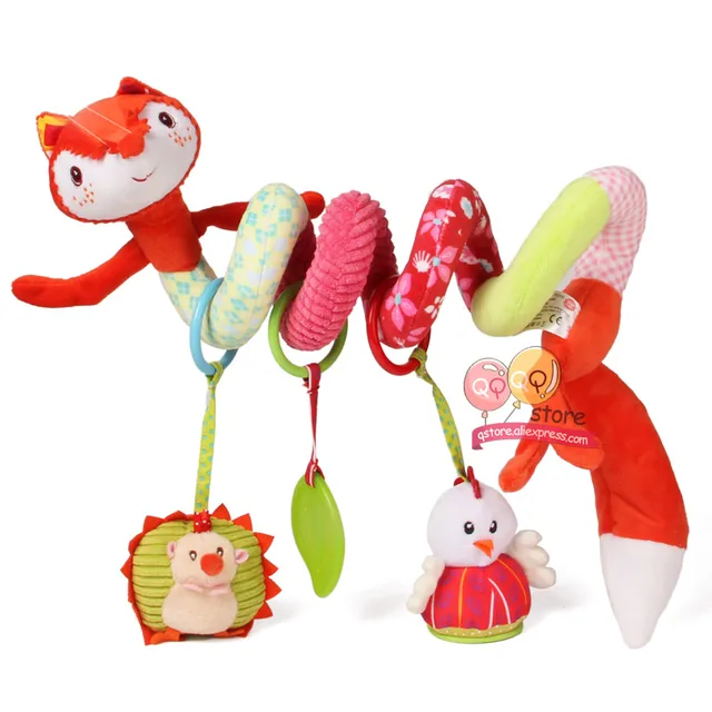 Happy Monkey Cartoon Animals Activity Spiral Baby Stroller Car Seat ... Happy Monkey Cartoon Animals Activity Spiral Baby Stroller Car Seat ...