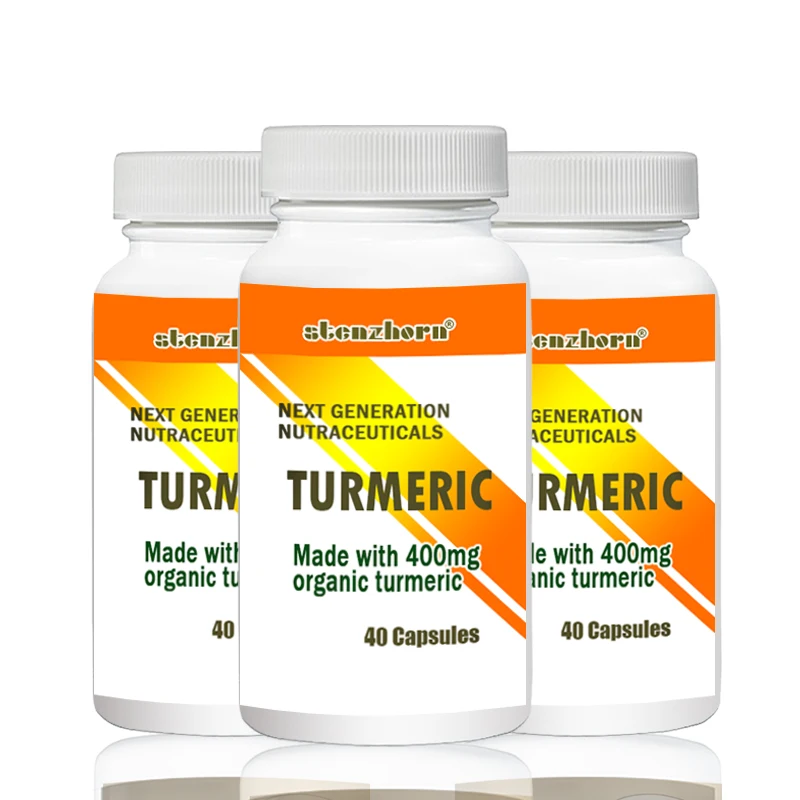 Tanie Big deal darmowa wysyłka 3 butelki kurkuma 500mg 40 sztuk razem 120 sztuk zwiększa zdrowie skóry