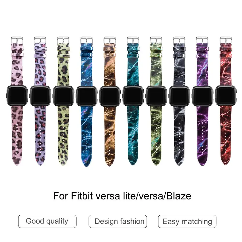 

Faux Smart Watch Band Wrist Strap for Fitbit Versa Lite/Versa/Blaze