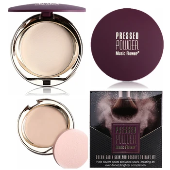 

Face Makeup Pressed Powder Oil-control Whitening Waterproof Natural Mineral Professional Concealer Foundation Compact Powder