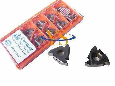 

10pcs Carmex Internal thread Carbide inserts 16IR 0.8mm AG60 BMA CNC Milling lathe inserts