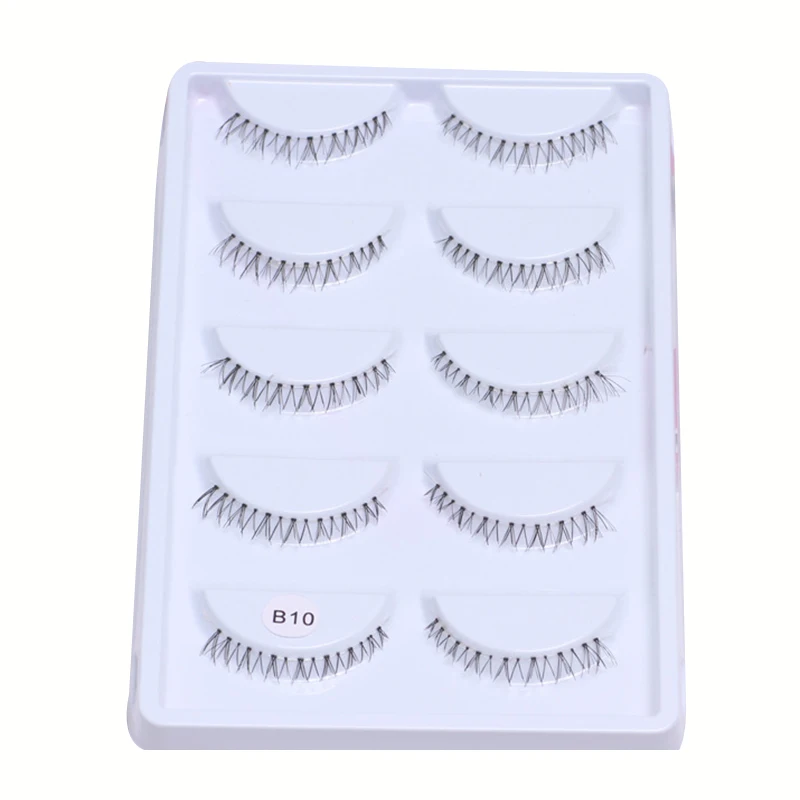 Набор для наращивания ресниц 5 пар синтетические накладные ресницы многоразовые