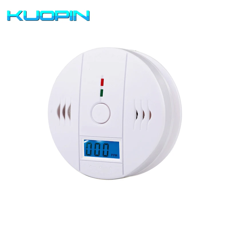 

315/433MHz Optional Wireless Carbon Monoxide Detectors Home Security High Sensitive LCD Display Photoelectric CO Gas Sensor