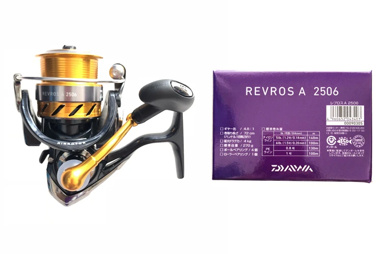 Daiwa Revros 2000 2500 2506 3000H 3500 4000 шаровой подшипник спиннинга рыболовная катушка, катушка для удочки SALTWATER