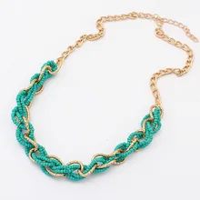 Роскошное модное короткое ожерелье с бусинами для женщин, колье ручной работы из бисера, подарок 1N107