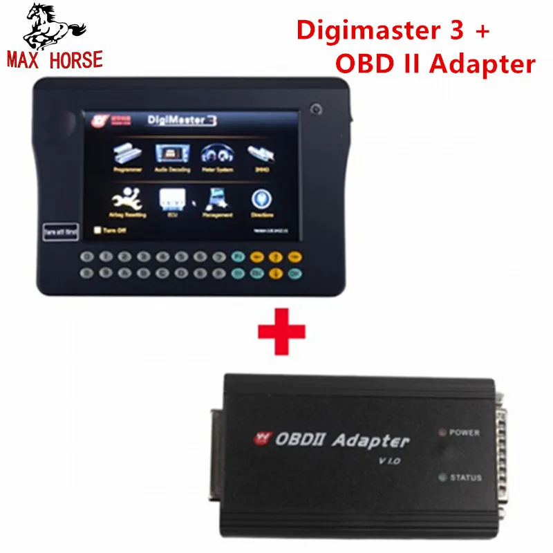 

Original Yanhua Digimaster 3 Odometer Correction Master No Token Limitation Plus OBD II Adapter and Cable for Key Programming