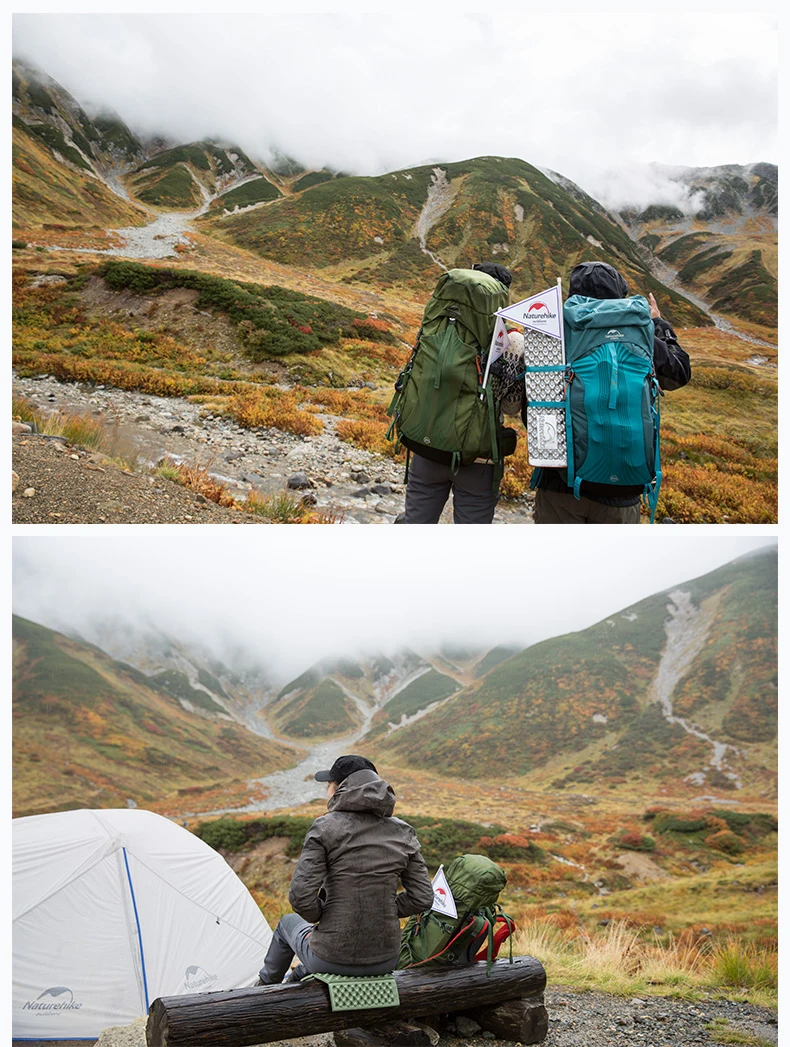 NatureHike Спортивная Сумка Профессиональный походный рюкзак для кемпинга дышащий большой емкости 55L походный рюкзак для путешествий