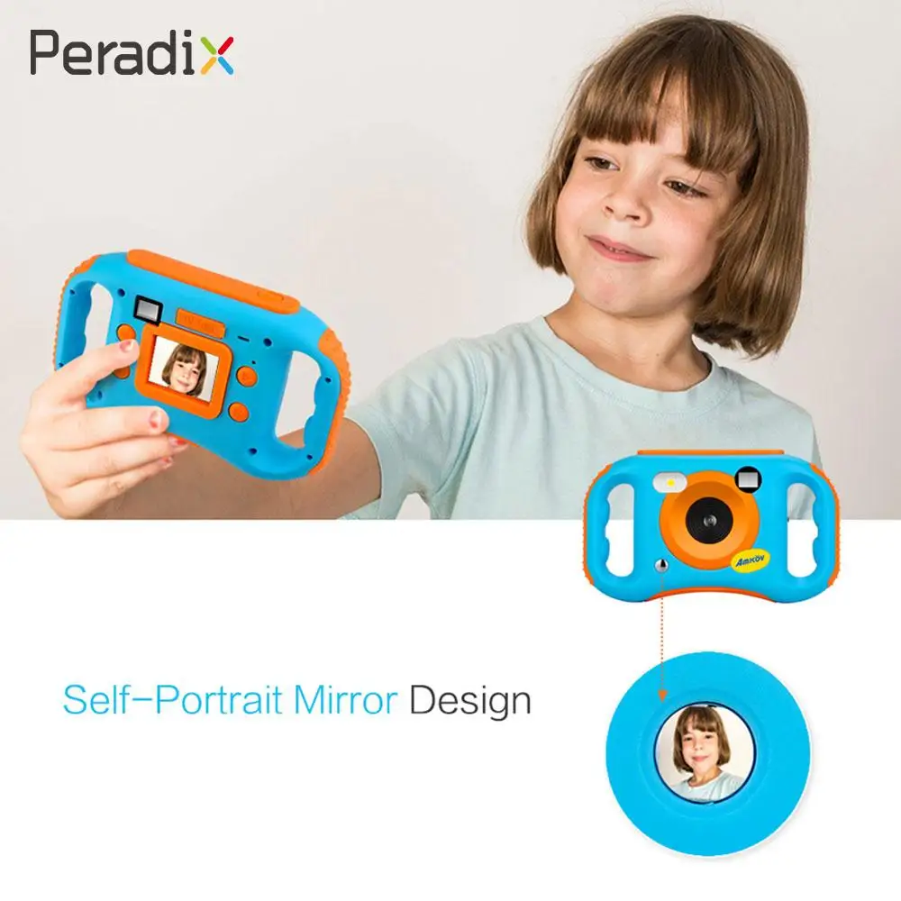 Children Camera Mini Kid Camera 1.8'' LCD 5.0MP Digital Kids Camera Shooting Kids Cartoon Image HD Funny Portable 720P Cam