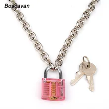 Стильный сверхмощный О образный цепи колье для мужчин женщин унисекс замок воротник металлические звено цепочки и ожерелья ювелирн