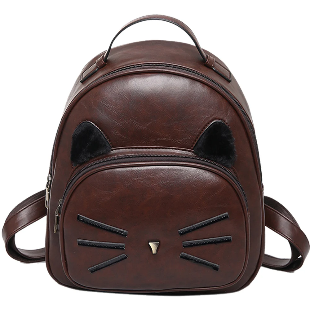 Buy 2017 Cat Ear Backpack Black Preppy Style School