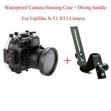 Meikon 40m/130ft Waterproof Diving Camera Housing Case For Fujifilm X-T1 XT1 Camera,Underwater Camera Bags Case + Diving handle