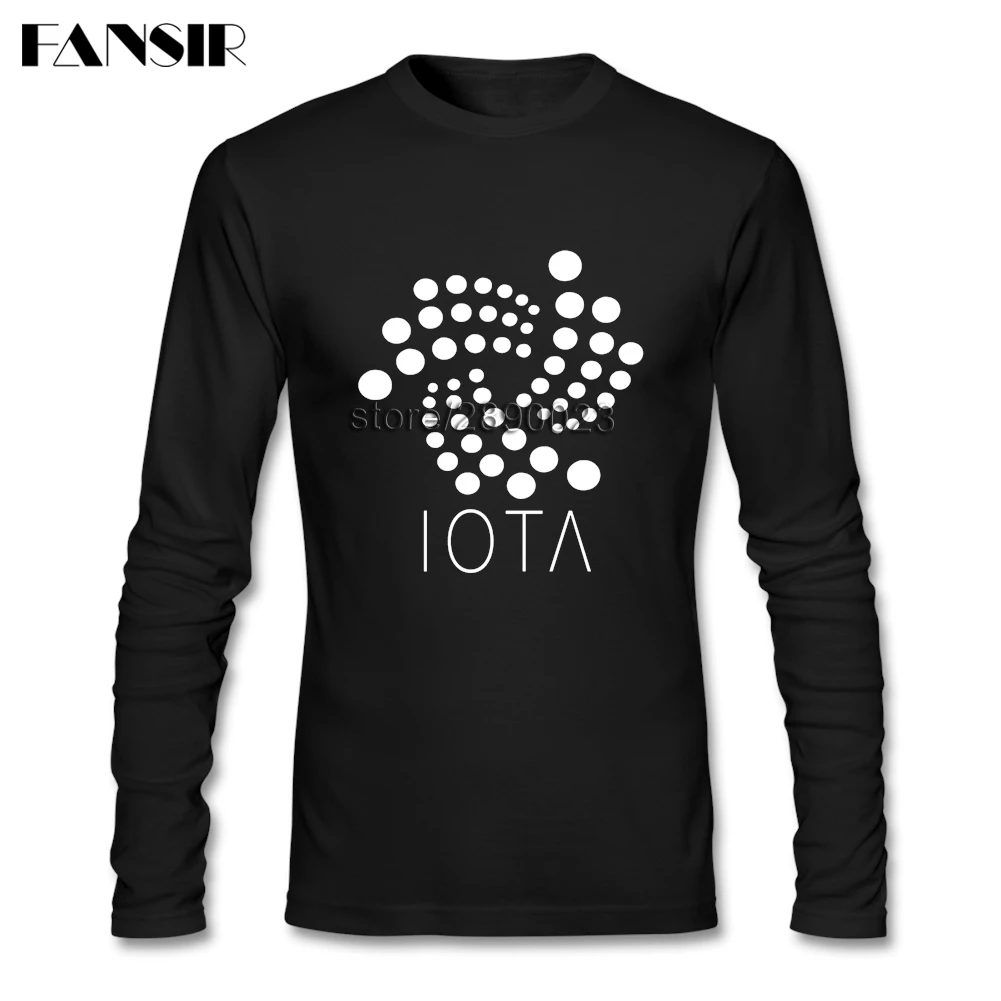 IOTA New Designed Tee Shirts Men Boy Long Sleeve O-neck Cotton Shirt Asian Size | Мужская одежда