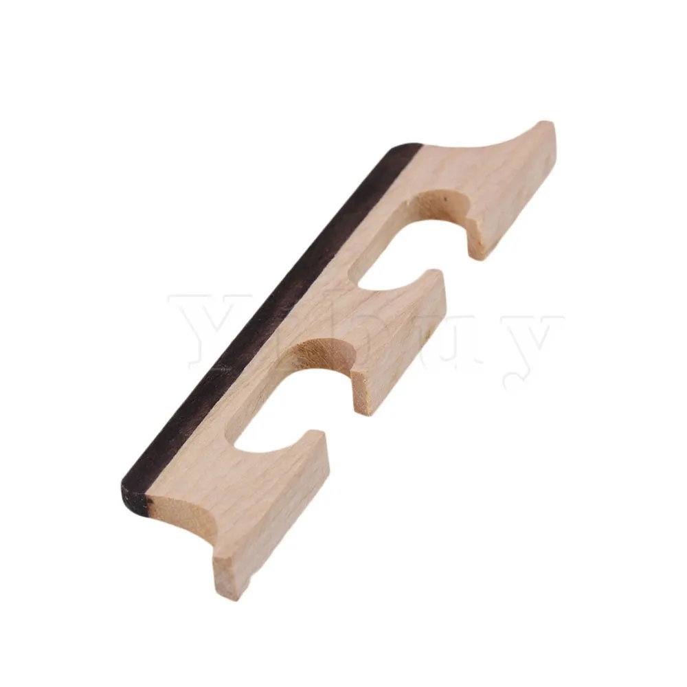 

Yibuy 50pcs Maple 4 String Ukulele Banjo Guitar Bridge String Instruments Parts
