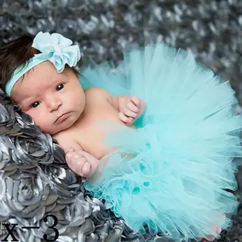 

Newborn Baby Photography Props Sets Infant Kids Tutu Skirt with Headband for Baby Photos Props Toddler Photography Accessories