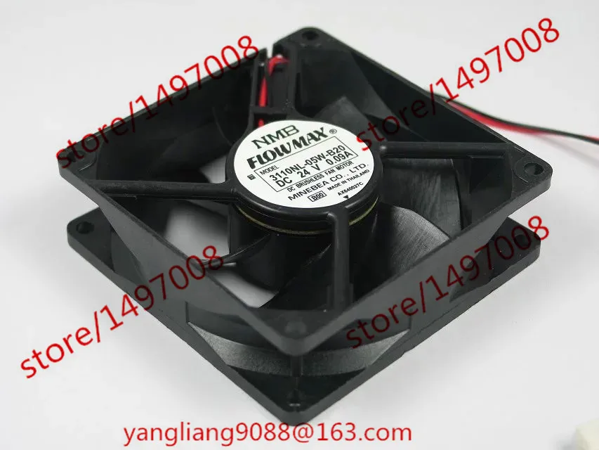 Вентилятор охлаждения сервера MNB 3110NL 05W B20 DC 24 В 0 09a 80x80x25 мм|square fan|server fandc 24v fan |