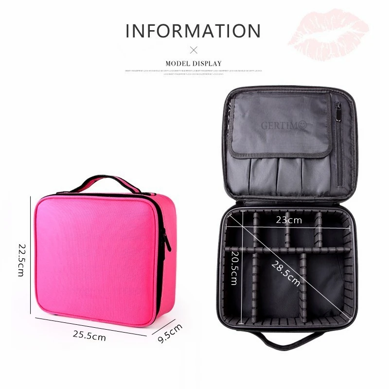 Women Portable Professional Cosmetic Bags on the Road Organizer Travel Make Up Vanity Bag Cases Cosmetics Suitcases Box Beauty Women Portable Professional Cosmetic Bags on the Road Organizer Travel Make Up Vanity Bag Cases Cosmetics Suitcases Box Beauty