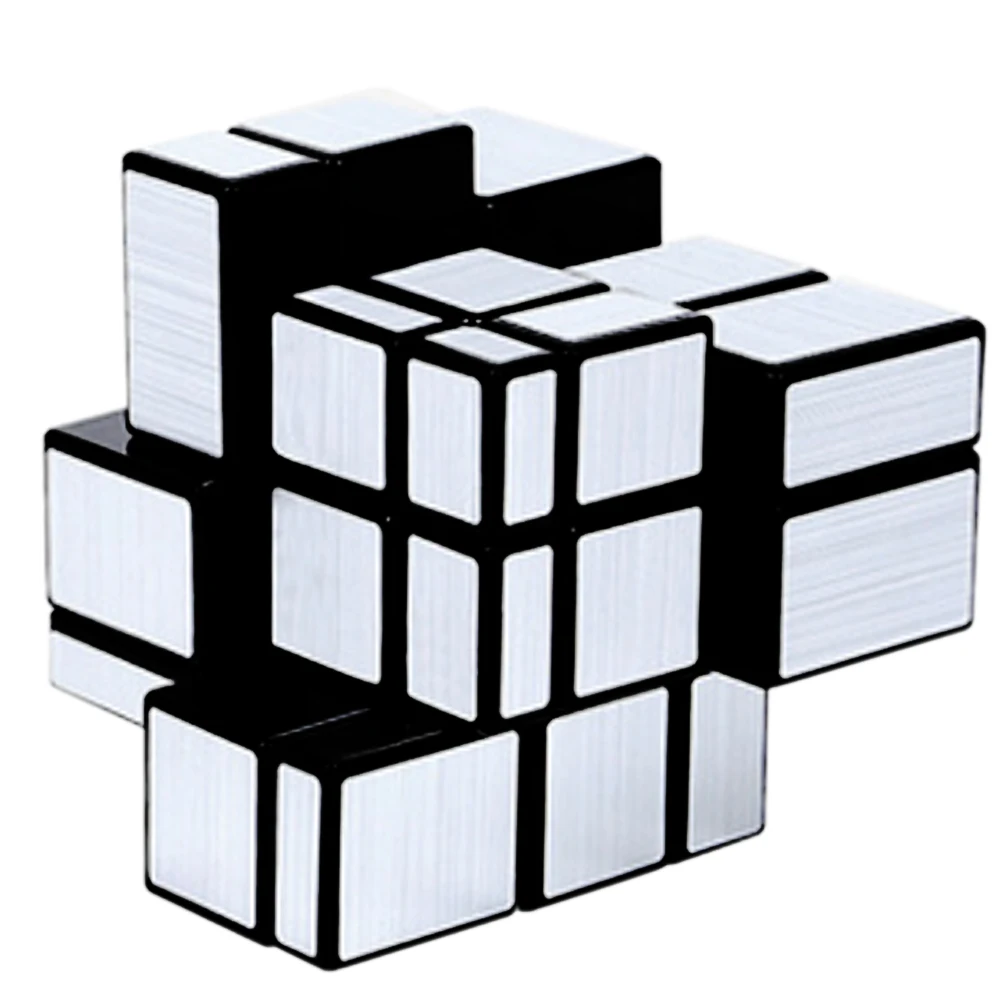 

3 Layers Mirror Magic Cubes 3x3x3 Sliver Gold Neo 3*3*3 Speed Professional Puzzle Cube Cubos Megico