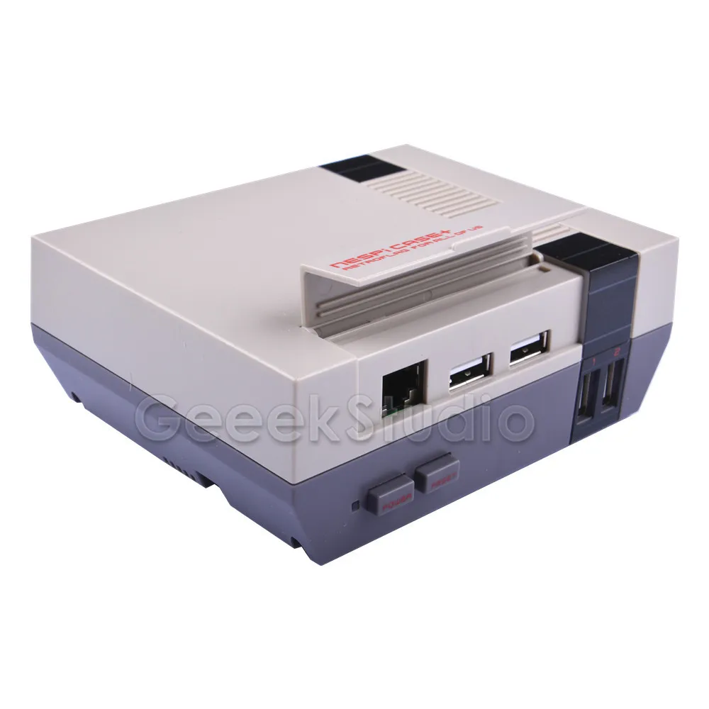 Новый комплект NESPi Case + Plus с 2 беспроводными геймпадами 4 ГГц дополнительная карта