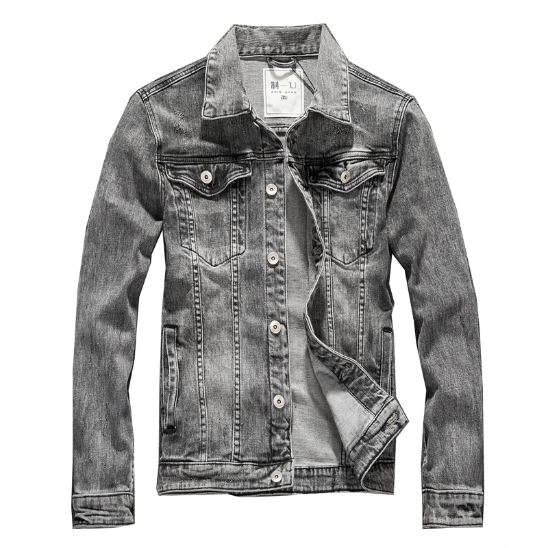 

Autumn Mens Jackets Denim Winter Male Jeans Jackets Mens Bomber Jacket Vintage Blue Outwear Coat And Jackets For Men
