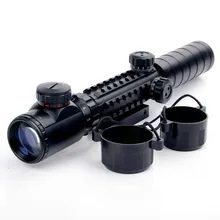 Rangefinder Reticle Shotgun Air Hunting Rifle Scope With Lens Cover New 3-9x32EG Riflescope Red & Green Illuminated