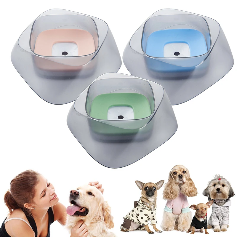 

1.4L pet dog floating bowl cat mouth bowl feeder portable bowl creative matte splash non-wet mouth automatic drinking buoyancy