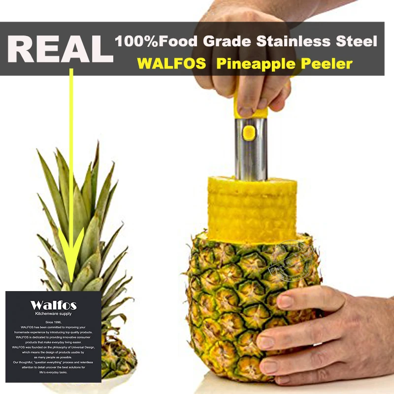 WALFOS Stainless Steel Pineapple Peeler Kitchen Accessories Fruit Knife Cutter Cooking Tools Pineapple Corer Slicer Cutter - Image 2
