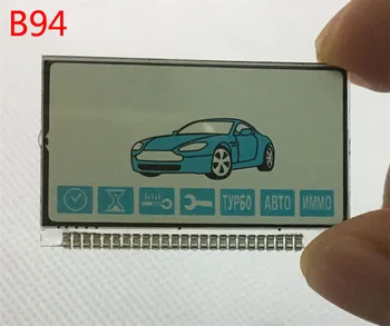 

10 pcs/lot B92 B94 LCD display Screen +metal pin For Starline B92 B94 lcd remote control Key Fob Chain keychain