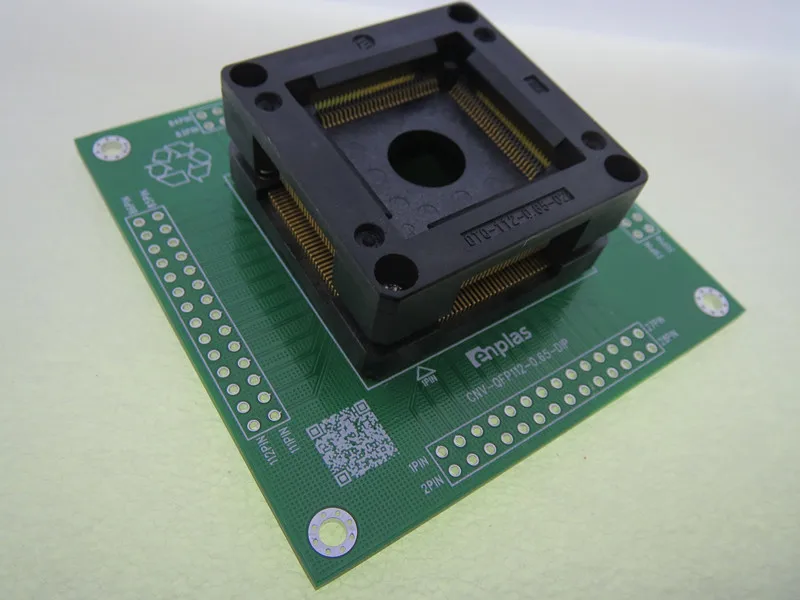

QFP112/DIP LQFP112 TQFP112 Burn-in Socket gold plating IC testing seat Test Socket test bench